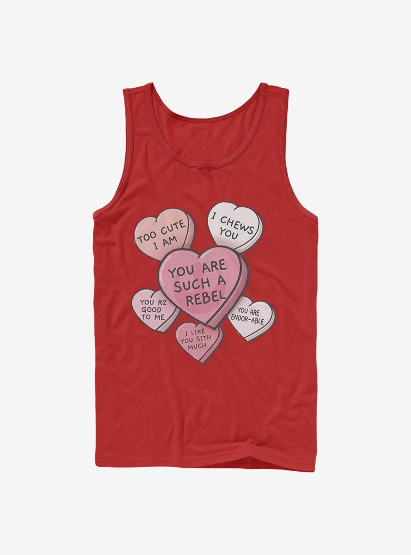 Star Wars Candy Hearts Tank, RED, hi-res