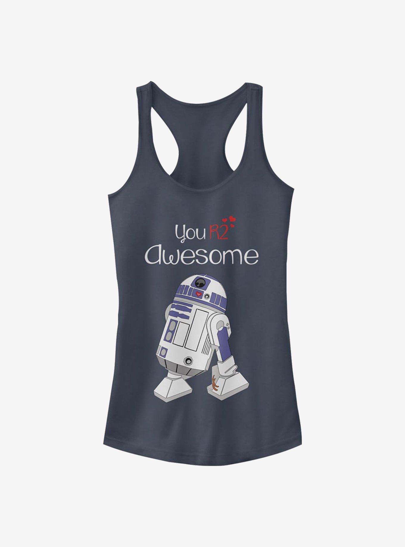 Star Wars You R2-D2 Awesome Girls Tank, INDIGO, hi-res