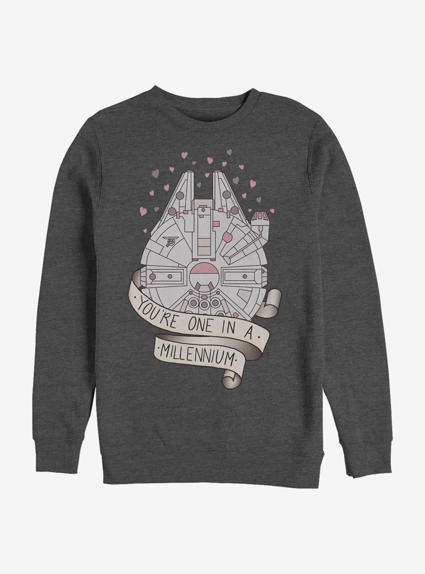 Star Wars One In A Mill Sweatshirt, CHAR HTR, hi-res