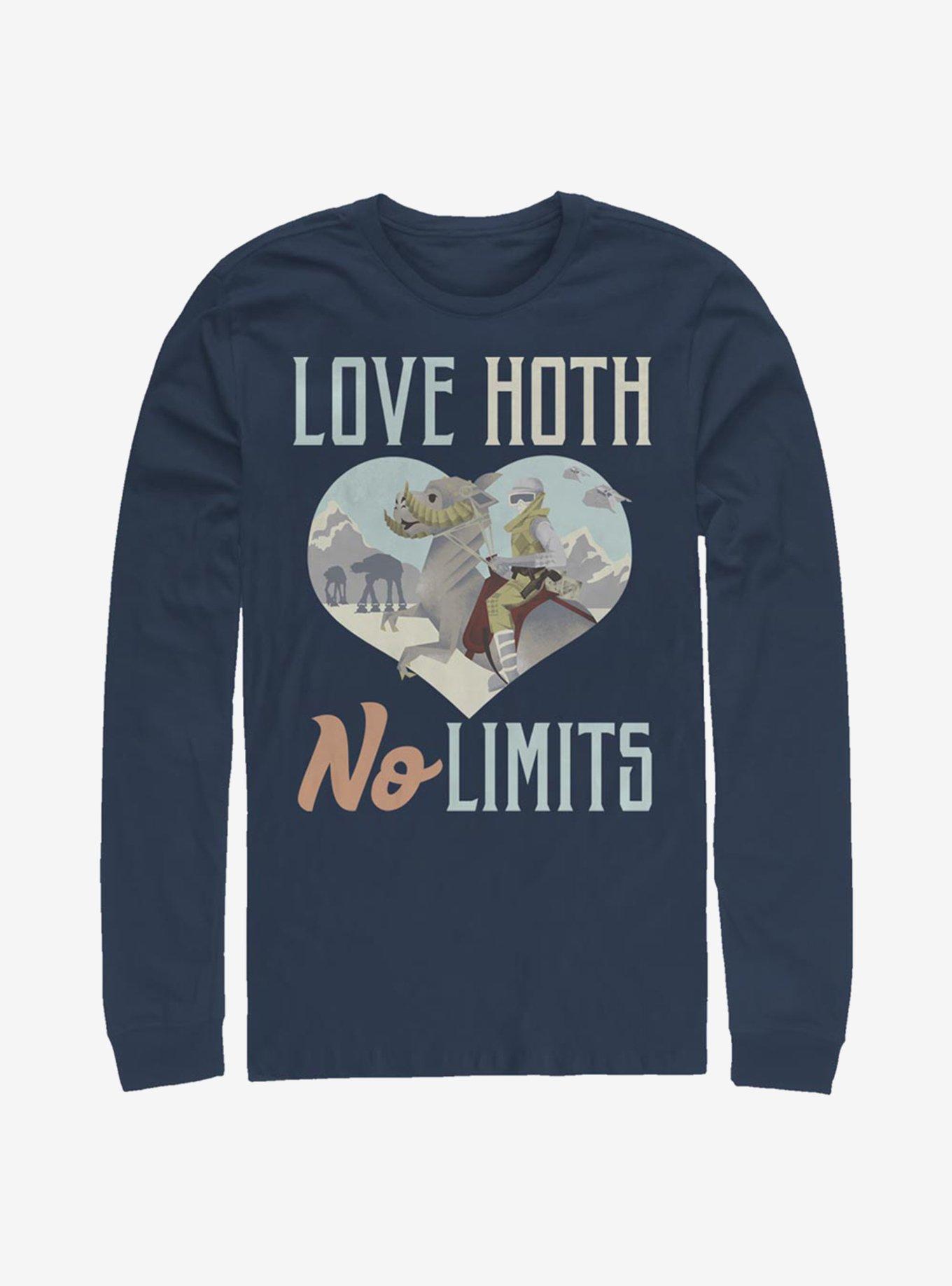 Star Wars Hoth Love Long-Sleeve T-Shirt, NAVY, hi-res