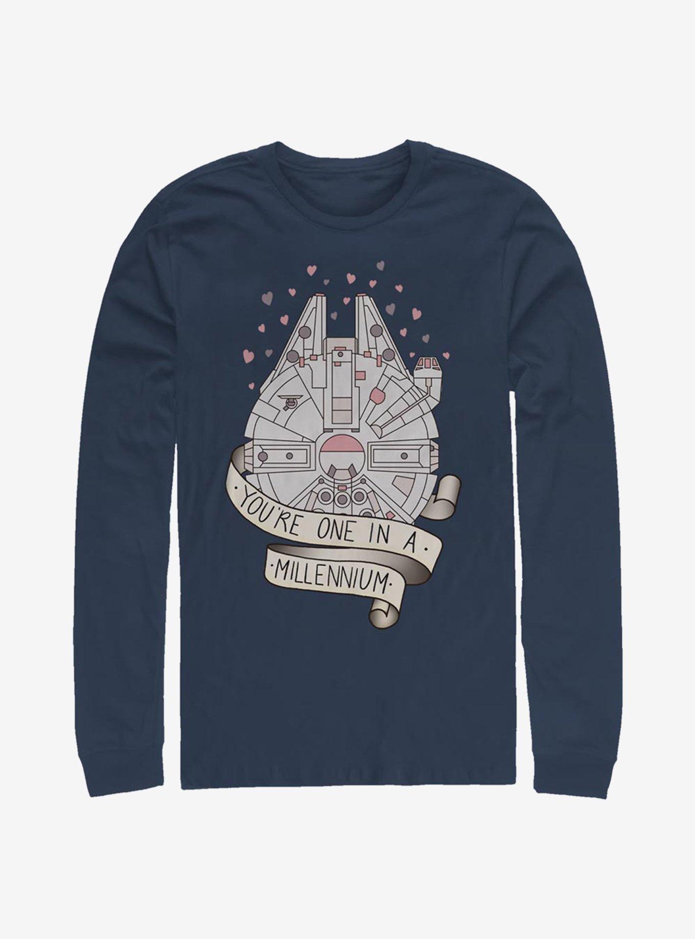 Star Wars One In A Mill Long-Sleeve T-Shirt, NAVY, hi-res