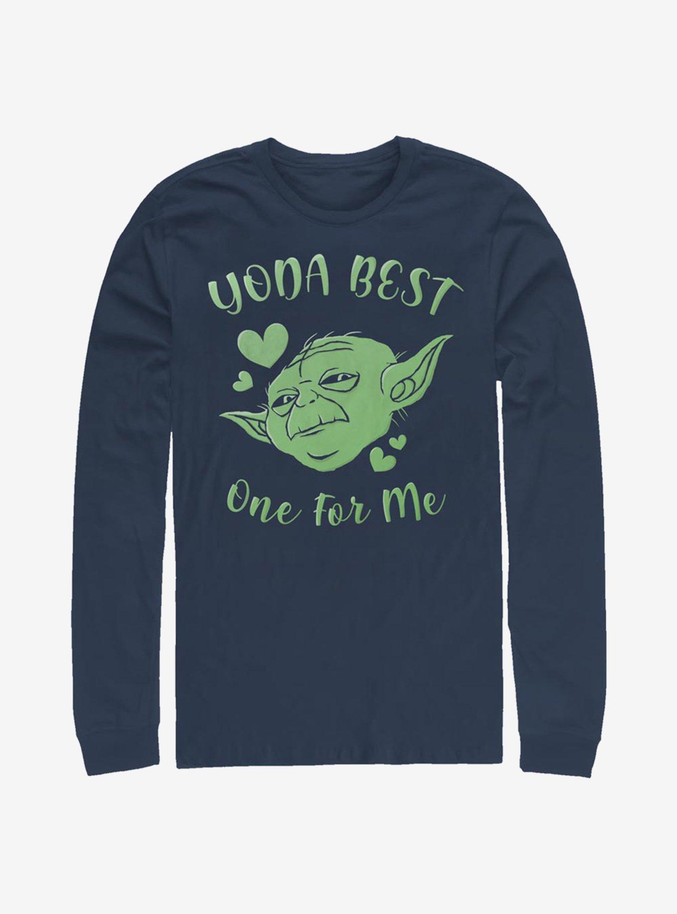 Star Wars Yoda Best Hearts Long-Sleeve T-Shirt