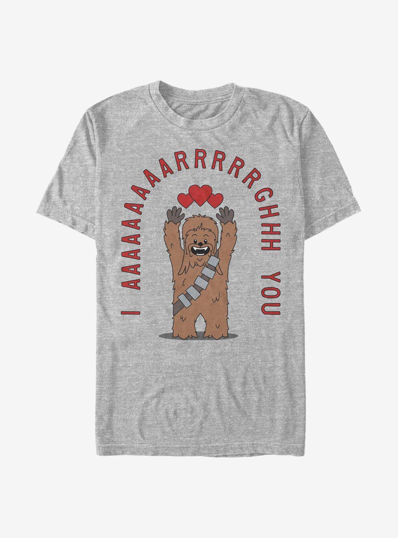 Star Wars Chewie Arrgghs You T-Shirt, ATH HTR, hi-res