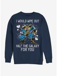 Marvel Avengers Thanos Galaxy Heart Sweatshirt, NAVY, hi-res
