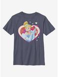 Disney Cinderella Hearts Youth T-Shirt, NAVY HTR, hi-res
