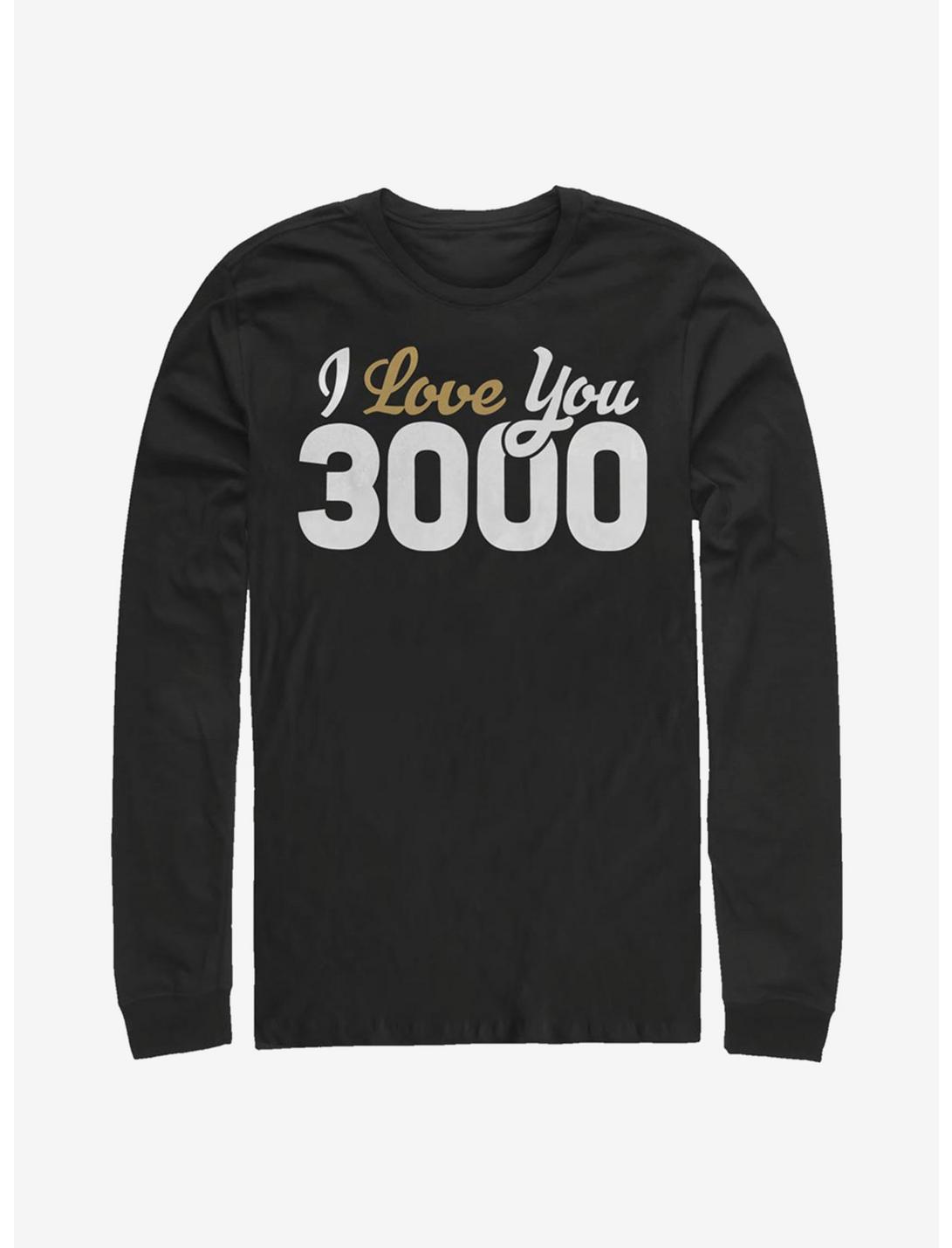 Marvel Avengers Love You 3000 Long-Sleeve T-Shirt, BLACK, hi-res