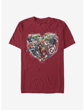Plus Size Marvel Avengers Avenger Heart T-Shirt, , hi-res
