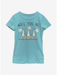 Disney Pixar Finding Nemo Be Mine Mine Mine Youth Girls T-Shirt, TAHI BLUE, hi-res