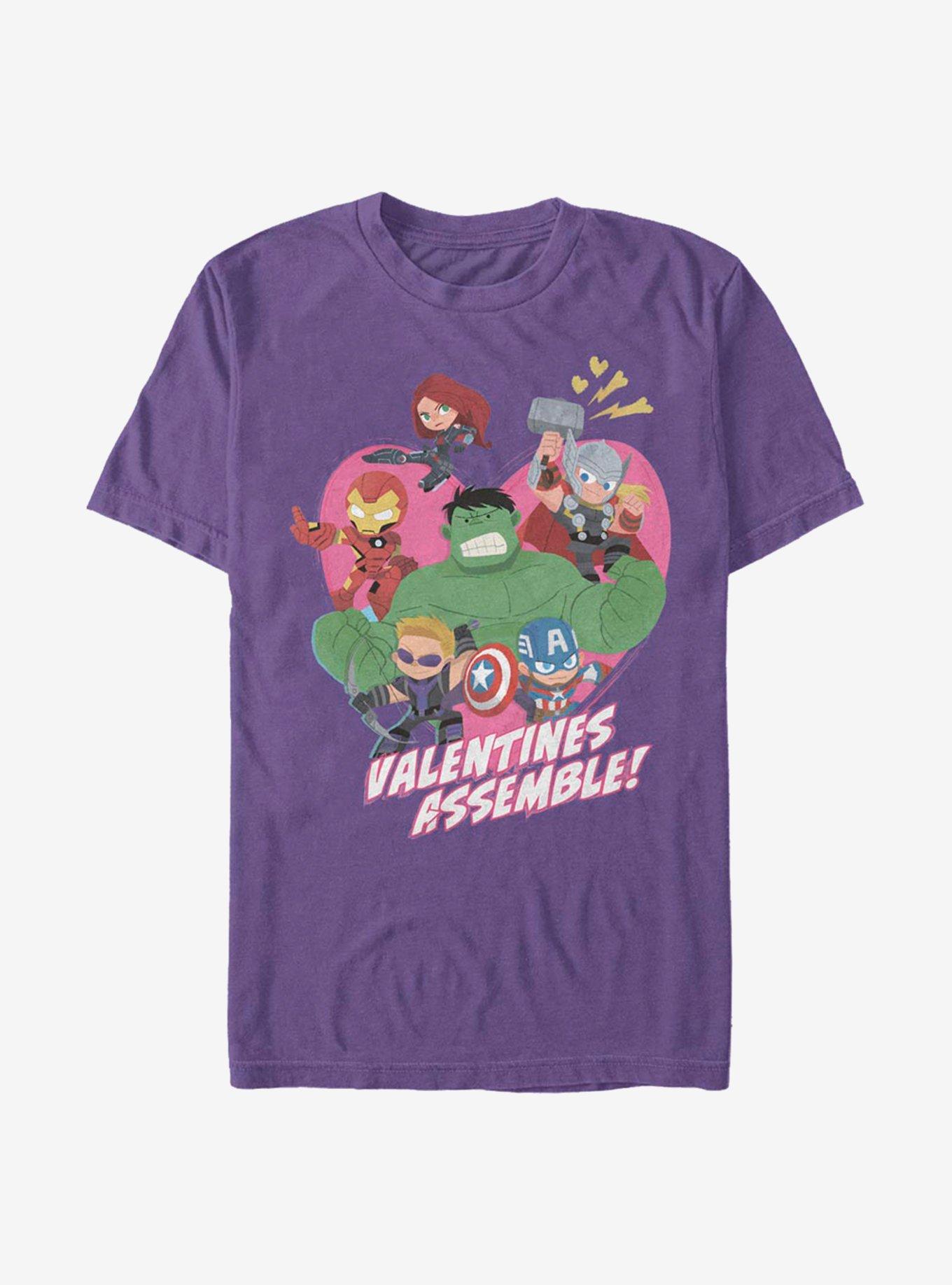 Marvel Avengers Valentines Assemble T-Shirt, , hi-res