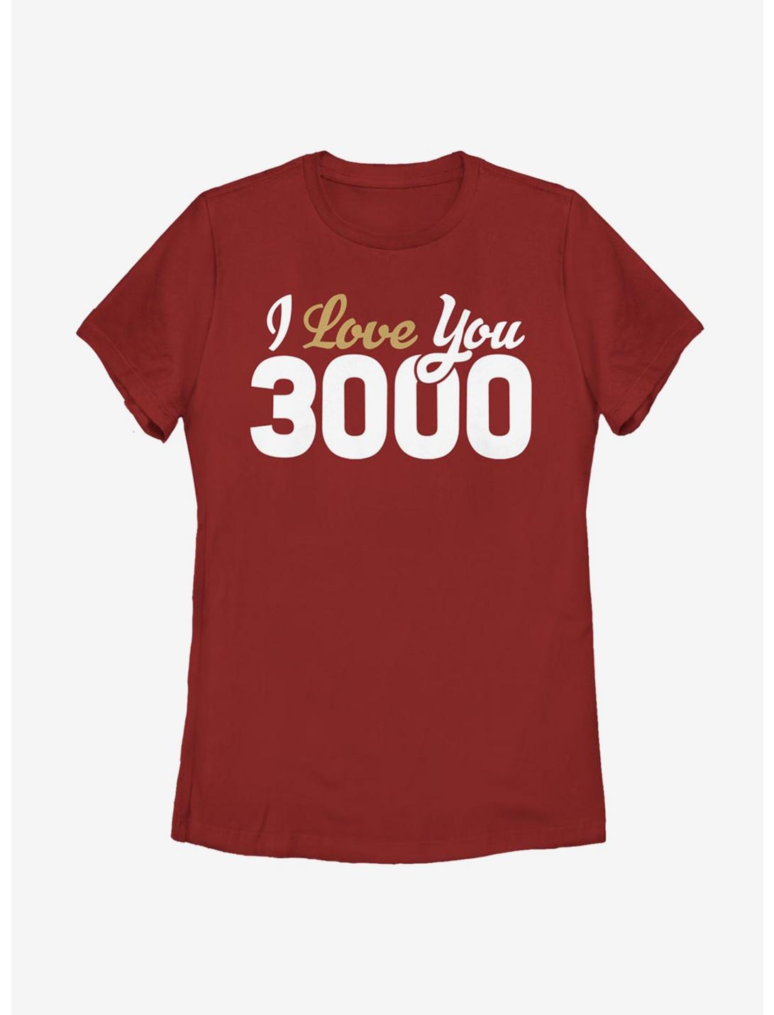 Marvel Avengers Love You 3000 Womens T-Shirt, RED, hi-res