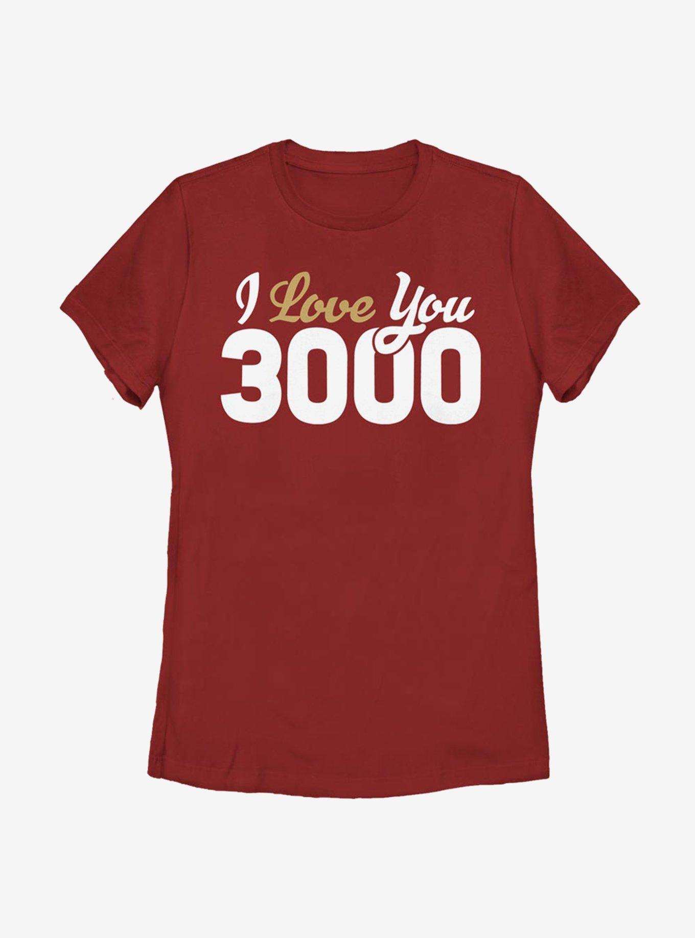 Marvel Avengers Love You 3000 Womens T-Shirt, , hi-res