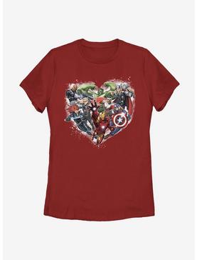 Marvel Avengers Avenger Heart Womens T-Shirt, , hi-res