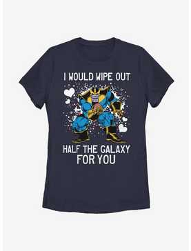 Marvel Avengers Thanos Galaxy Heart Womens T-Shirt, , hi-res