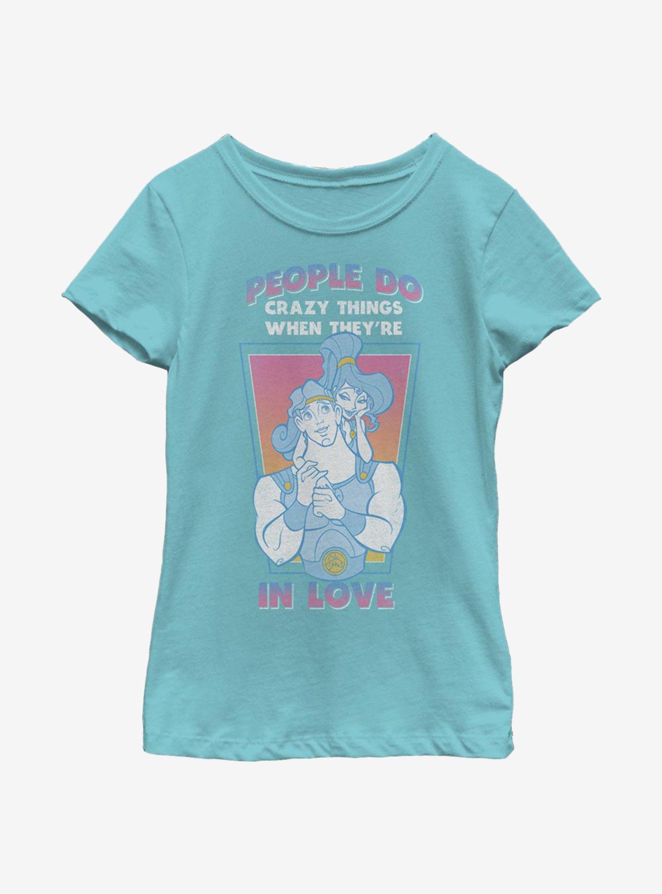 Disney Hercules Crazy Things Youth Girls T-Shirt, TAHI BLUE, hi-res