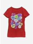 Marvel Avengers Candy Icons Marvel Youth Girls T-Shirt, RED, hi-res