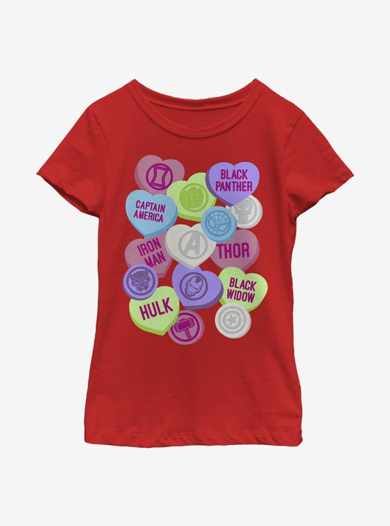 Marvel Avengers Candy Icons Marvel Youth Girls T-Shirt, , hi-res