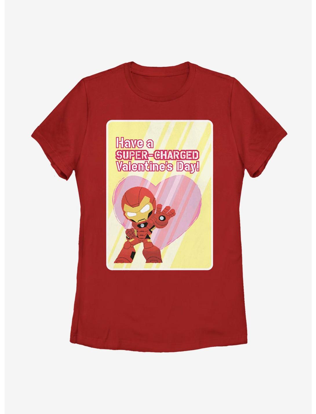 Marvel Iron Man Super Charged Womens T-Shirt, RED, hi-res