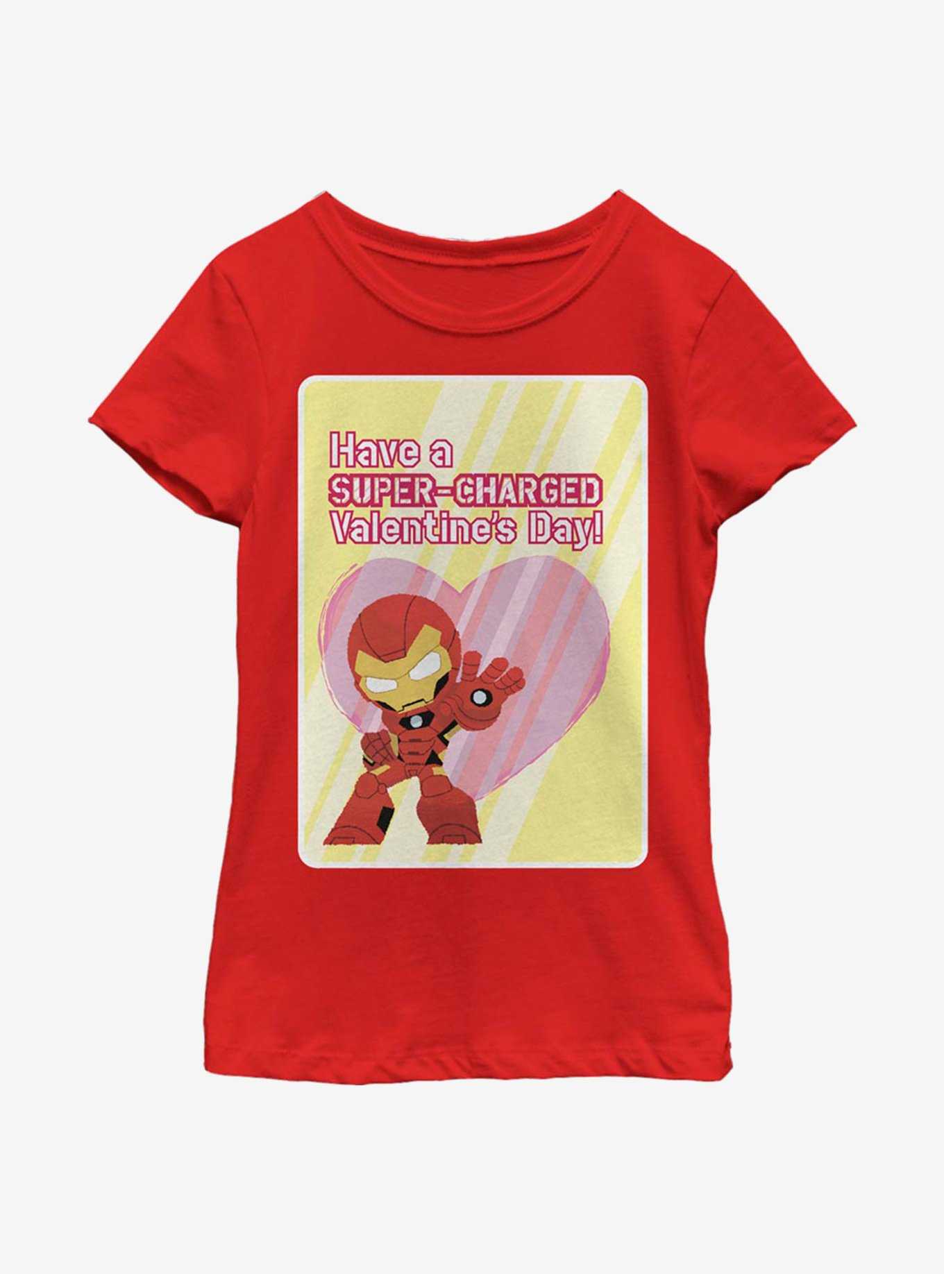 Marvel Iron Man Super Charged Youth Girls T-Shirt, , hi-res