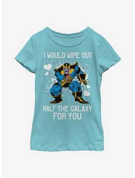 Marvel Avengers Thanos Galaxy Heart Youth Girls T-Shirt, , hi-res