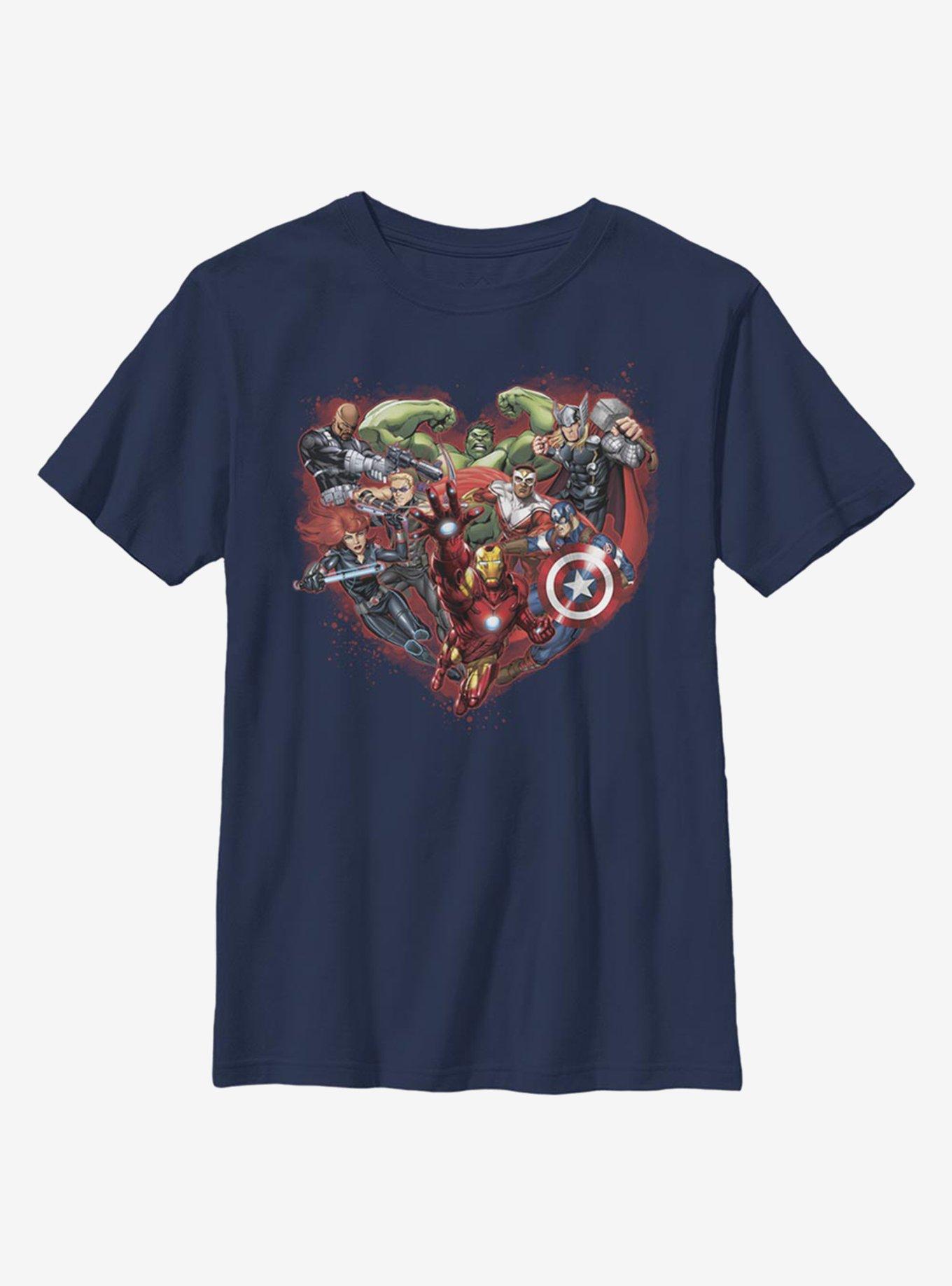 Marvel Avengers Avenger Heart Youth T-Shirt, , hi-res