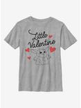 Star Wars The Mandalorian Little Valentine Youth T-Shirt, ATH HTR, hi-res