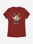 Minions Cupid's Wing Man Womens T-Shirt, RED, hi-res