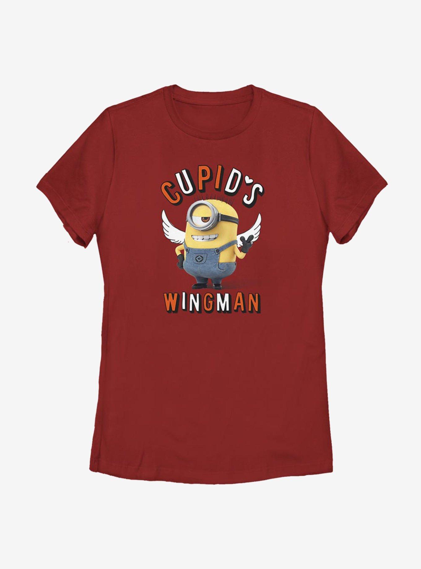 Minions Cupid's Wing Man Womens T-Shirt, , hi-res