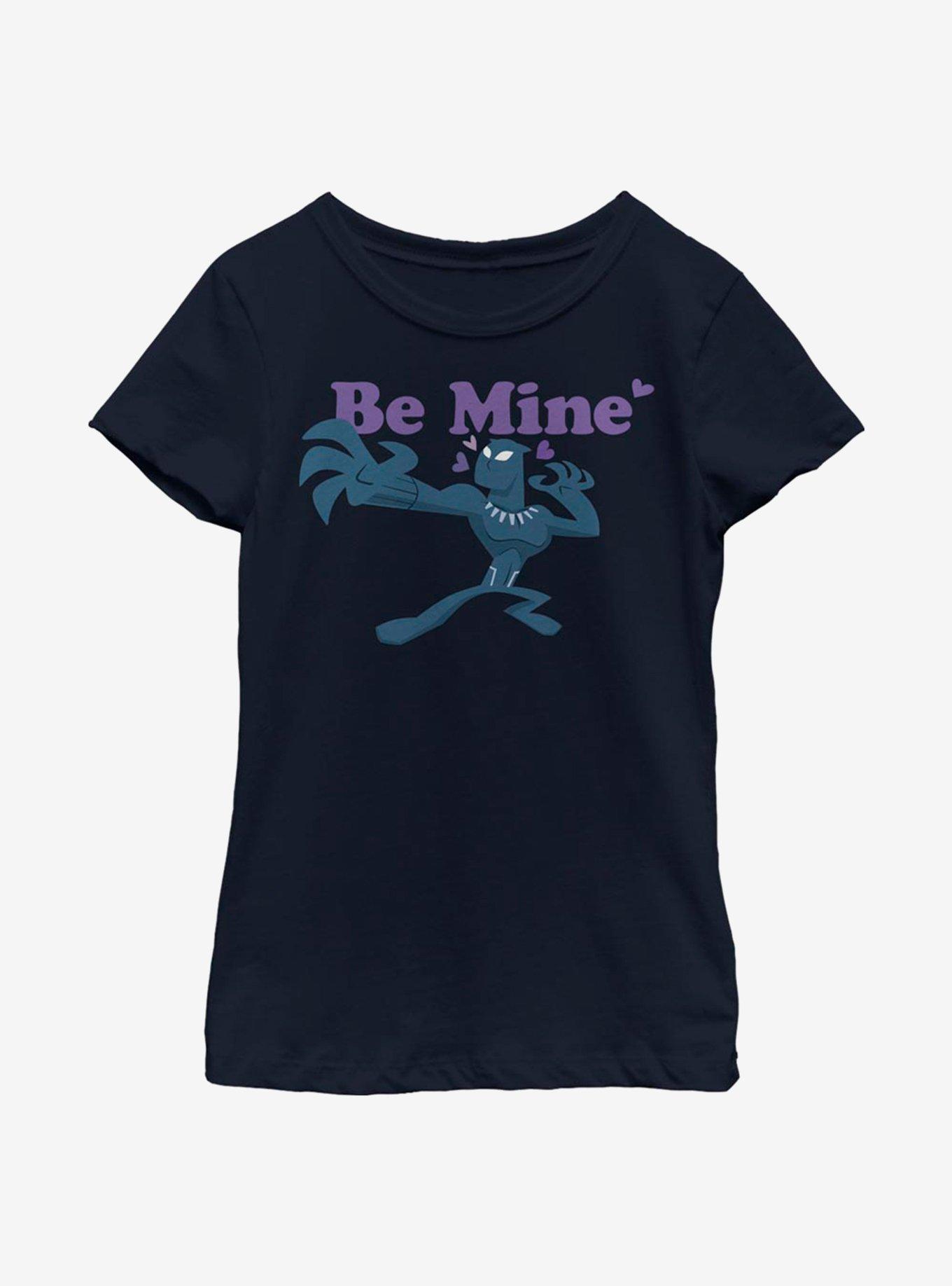 Marvel Black Panther Hearts Youth Girls T-Shirt, , hi-res