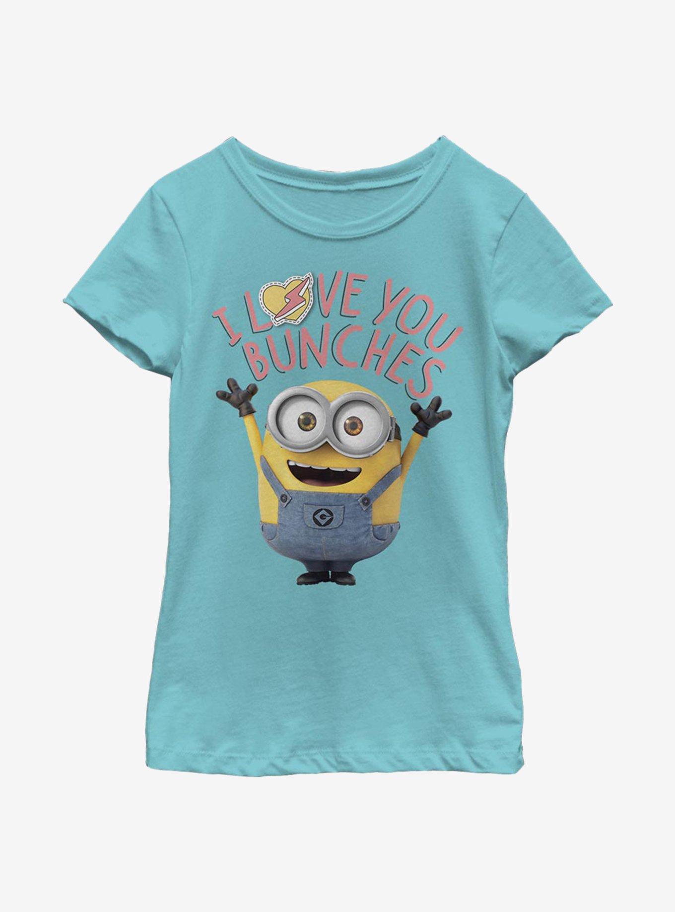 Minions Banana Love Youth Girls T-Shirt, , hi-res
