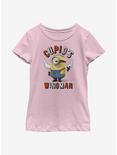 Minions Cupid's Wing Man Youth Girls T-Shirt, PINK, hi-res