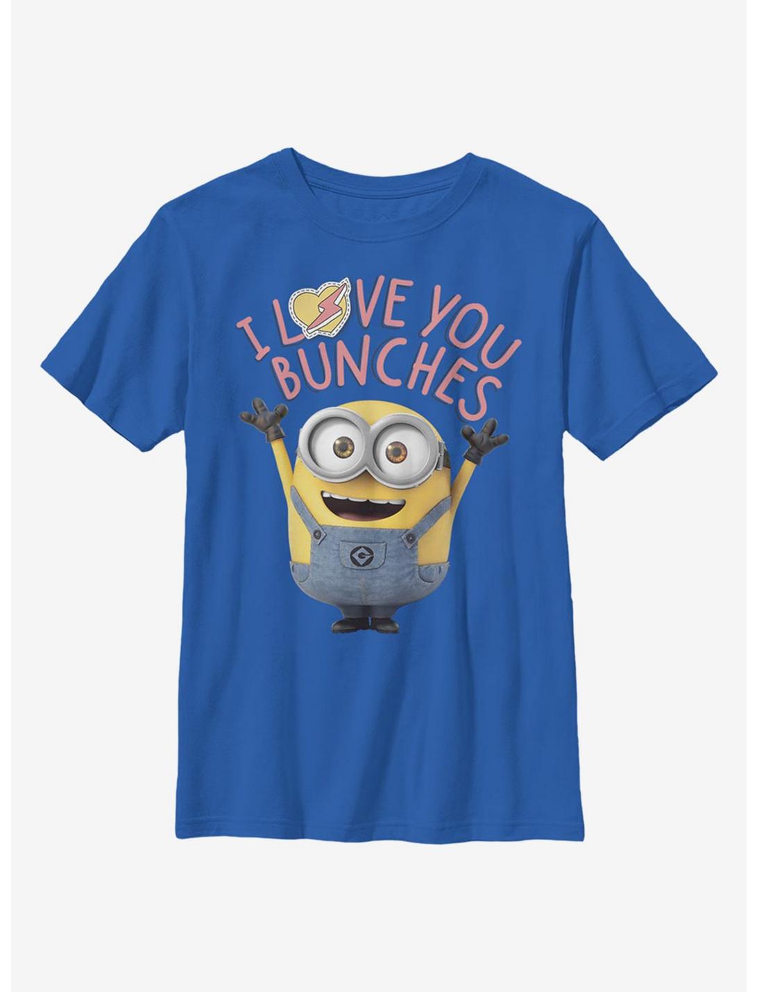 Minions Banana Love Youth T-Shirt, ROYAL, hi-res