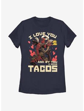 Marvel Deadpool Taco Love Womens T-Shirt, , hi-res