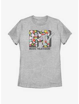 MTV Logo Heart Fill Womens T-Shirt, , hi-res