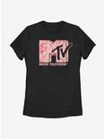 MTV Roses Are Pink Womens T-Shirt, BLACK, hi-res