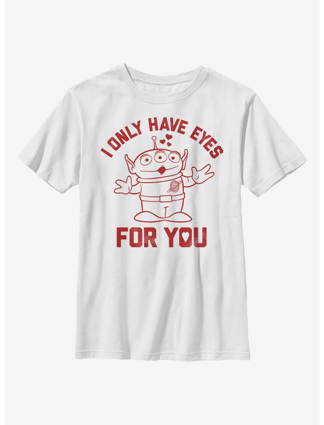 Disney Pixar Toy Story Alien Eyes For You Youth T-Shirt, WHITE, hi-res