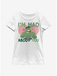 Marvel Hulk Mad Love Youth Girls T-Shirt, WHITE, hi-res