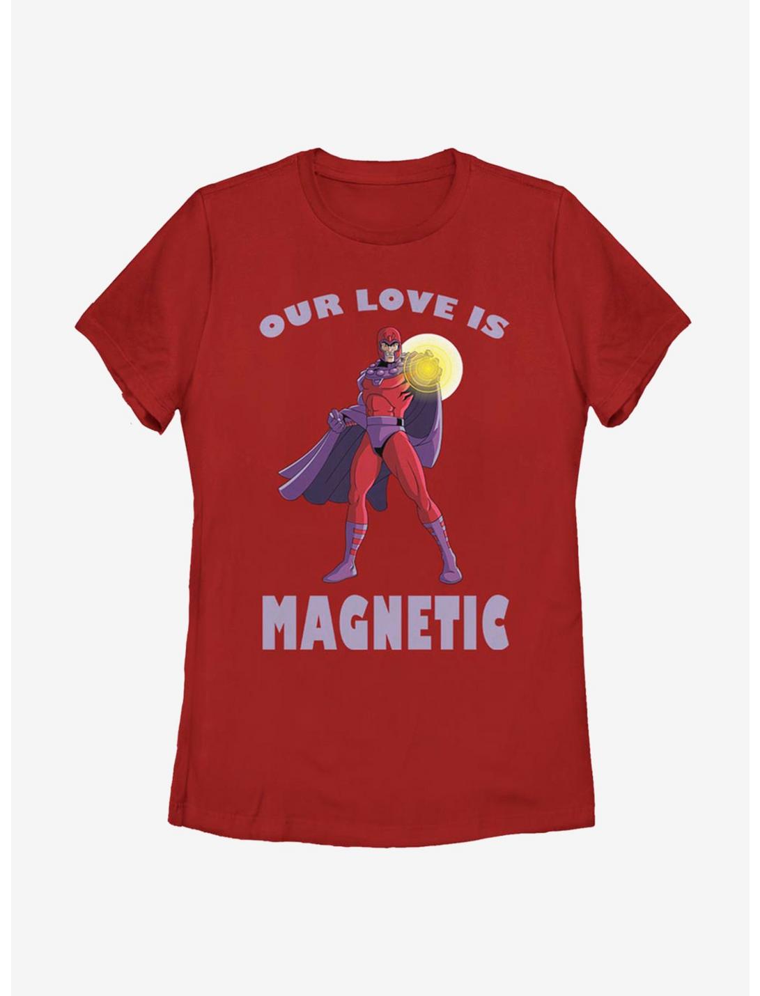 Marvel X-Men Magnetic Love Womens T-Shirt, RED, hi-res