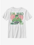 Marvel Hulk Mad Love Youth T-Shirt, WHITE, hi-res