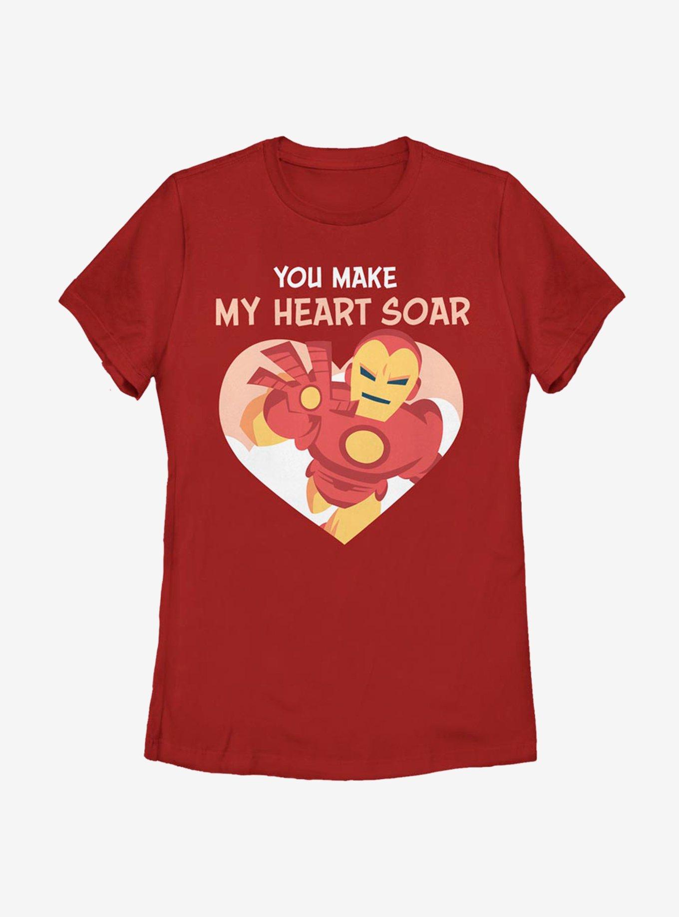 Marvel Iron Man Iron Love Womens T-Shirt, , hi-res