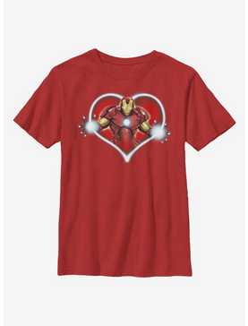 Marvel Iron Man Iron Heart Blast Youth T-Shirt, , hi-res