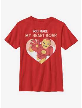 Marvel Iron Man Iron Love Youth T-Shirt, , hi-res