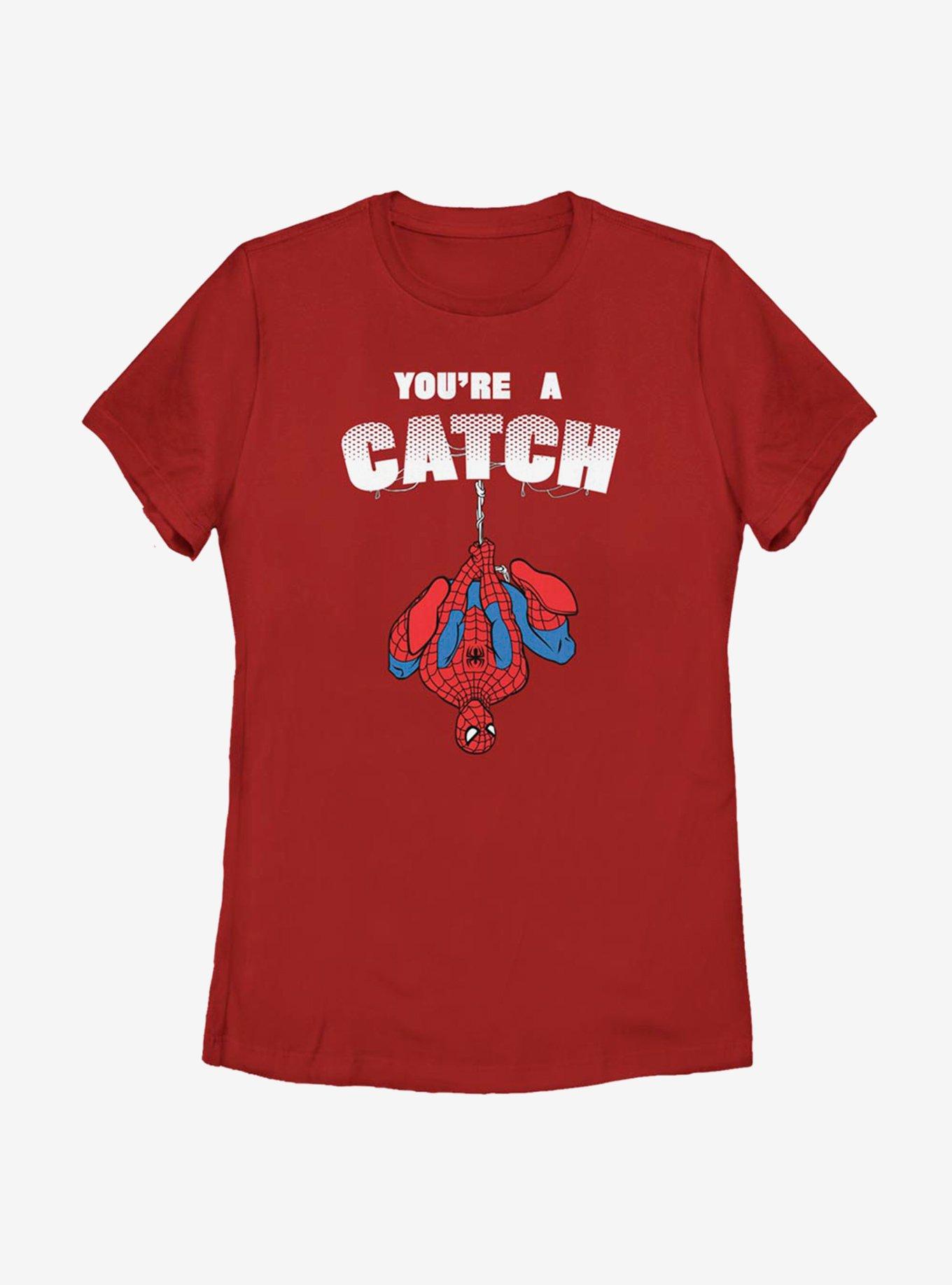 Marvel Spider-Man You're A Catch Womens T-Shirt, , hi-res