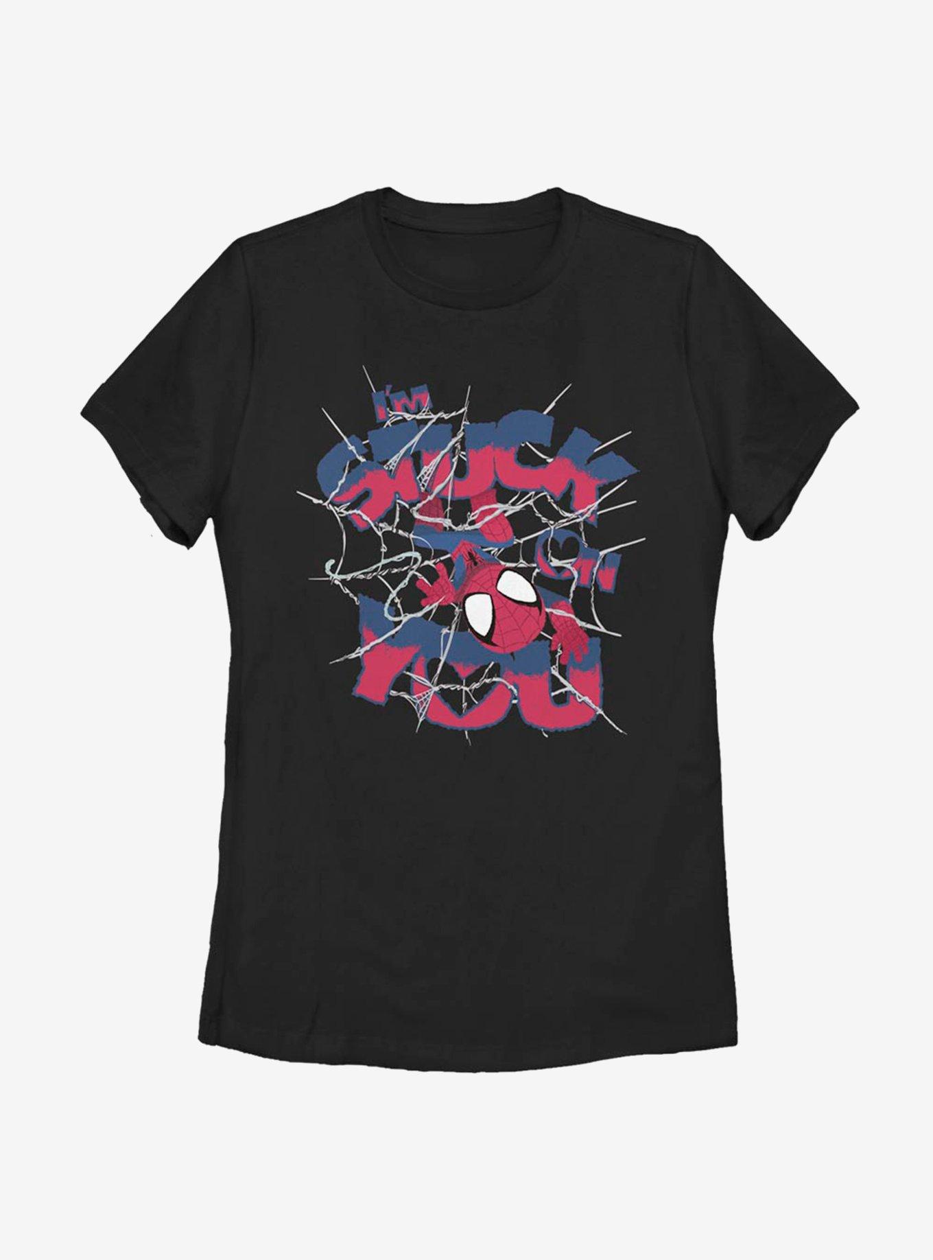 Marvel Spider-Man Stuck On You Womens T-Shirt, , hi-res