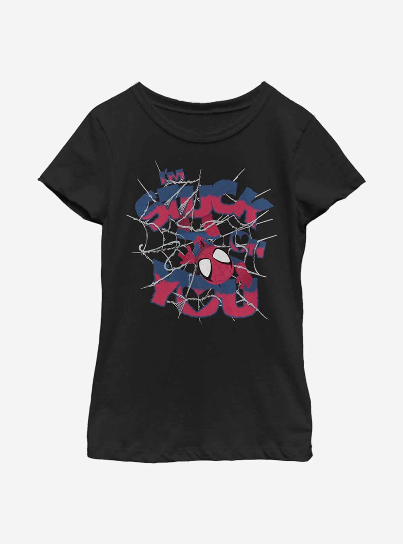 Marvel Spider-Man Stuck On You Youth Girls T-Shirt, , hi-res