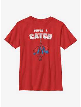 Marvel Spider-Man You're A Catch Youth T-Shirt, , hi-res