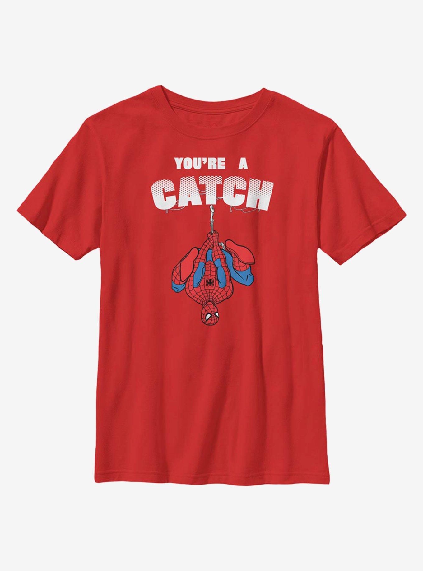 Marvel Spider-Man You're A Catch Youth T-Shirt, , hi-res