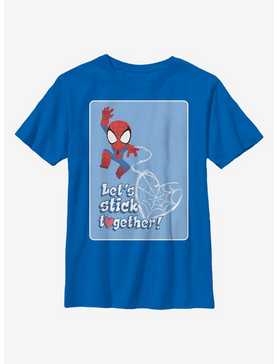 Marvel Spider-Man Stick Together Youth T-Shirt, , hi-res