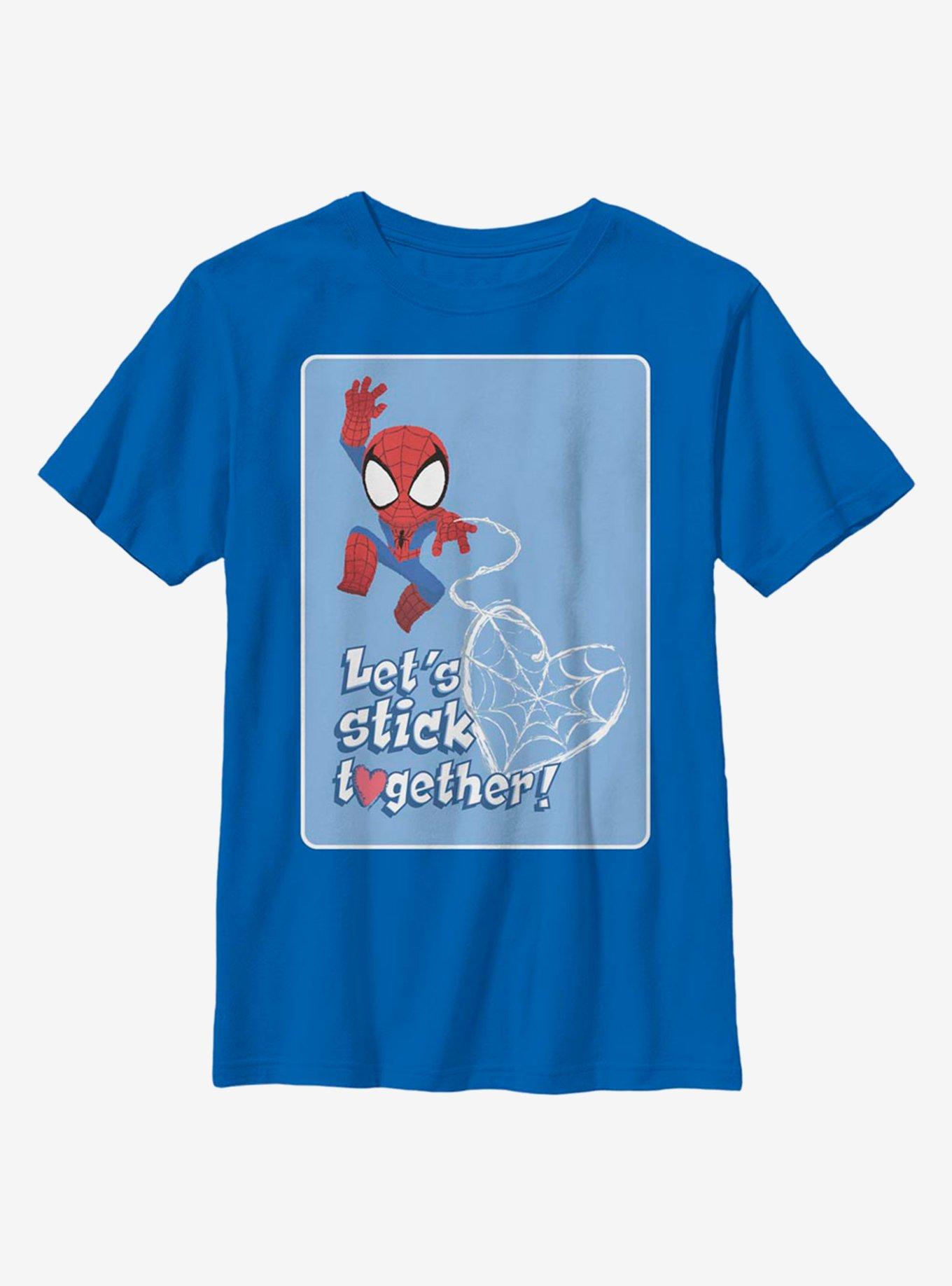Marvel Spider-Man Stick Together Youth T-Shirt, , hi-res