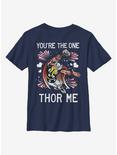 Marvel Thor One Thor Me Youth T-Shirt, NAVY, hi-res