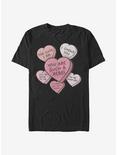 Star Wars Candy Hearts T-Shirt, BLACK, hi-res